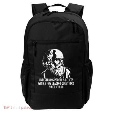 Funny Socrates The Socratic Method Classical Philosophy Backpack