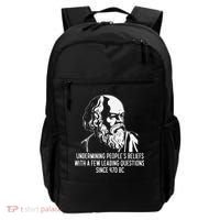 Funny Socrates The Socratic Method Classical Philosophy Backpack thumb 0