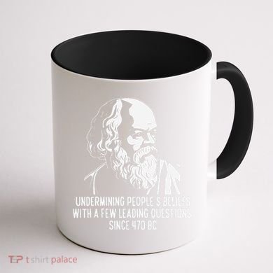 Funny Socrates The Socratic Method Classical Philosophy Coffee Mug back