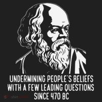 Funny Socrates The Socratic Method Classical Philosophy Beanie thumb 2