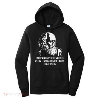 Funny Socrates The Socratic Method Classical Philosophy Women's Hoodie