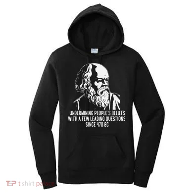 Funny Socrates The Socratic Method Classical Philosophy Women's Hoodie