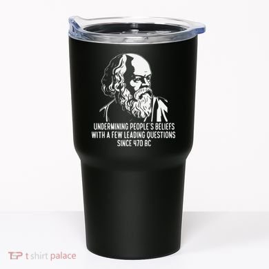 Funny Socrates The Socratic Method Classical Philosophy Tumbler