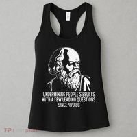 Funny Socrates The Socratic Method Classical Philosophy Women's Tank Top thumb 3