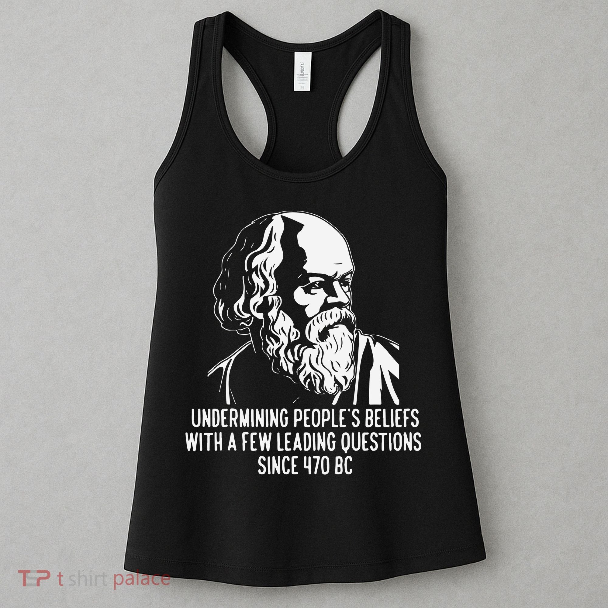Funny Socrates The Socratic Method Classical Philosophy Women's Tank Top