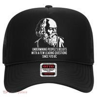 Funny Socrates The Socratic Method Classical Philosophy Hat thumb 0