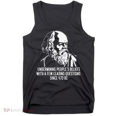 Funny Socrates The Socratic Method Classical Philosophy Tank Top