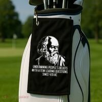 Funny Socrates The Socratic Method Classical Philosophy Golf Towel thumb 2