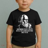 Funny Socrates The Socratic Method Classical Philosophy Toddler T-Shirt thumb 2