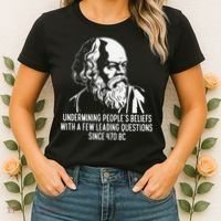 Funny Socrates The Socratic Method Classical Philosophy Women's T-Shirt thumb 2