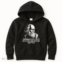 Funny Socrates The Socratic Method Classical Philosophy Kids Hoodie thumb 0