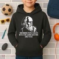 Funny Socrates The Socratic Method Classical Philosophy Kids Hoodie thumb 2