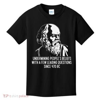 Funny Socrates The Socratic Method Classical Philosophy Kids T-Shirt