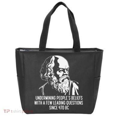 Funny Socrates The Socratic Method Classical Philosophy Tote Bag