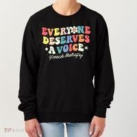 Funny Speech Therapy Speech Language Pathologist SLP Team Women's Sweatshirt thumb 0