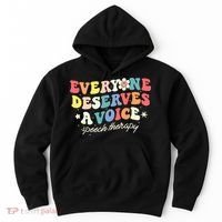 Funny Speech Therapy Speech Language Pathologist SLP Team Hoodie thumb 0