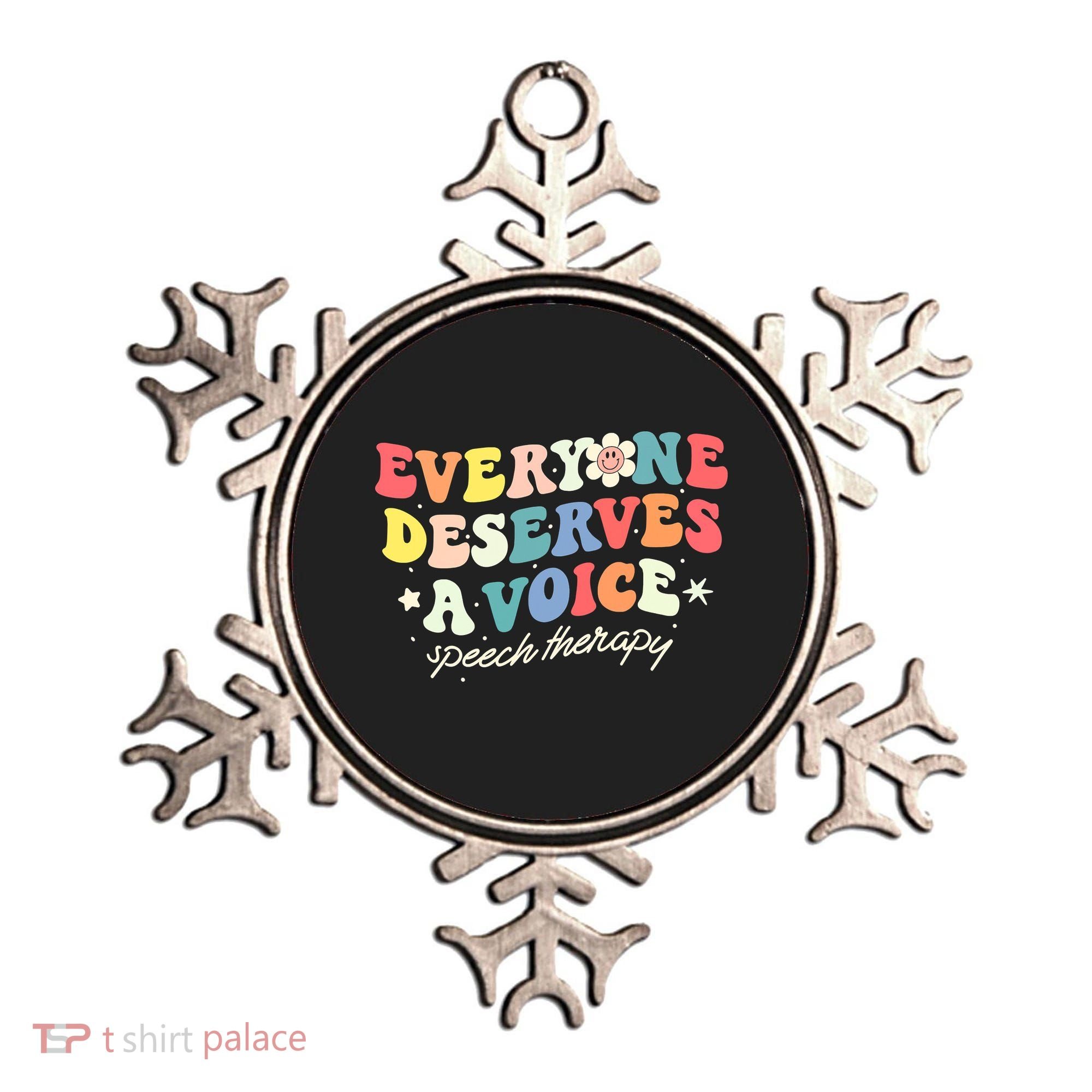 Funny Speech Therapy Speech Language Pathologist SLP Team Ornament