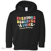 Funny Speech Therapy Speech Language Pathologist SLP Team Toddler Hoodie thumb 0