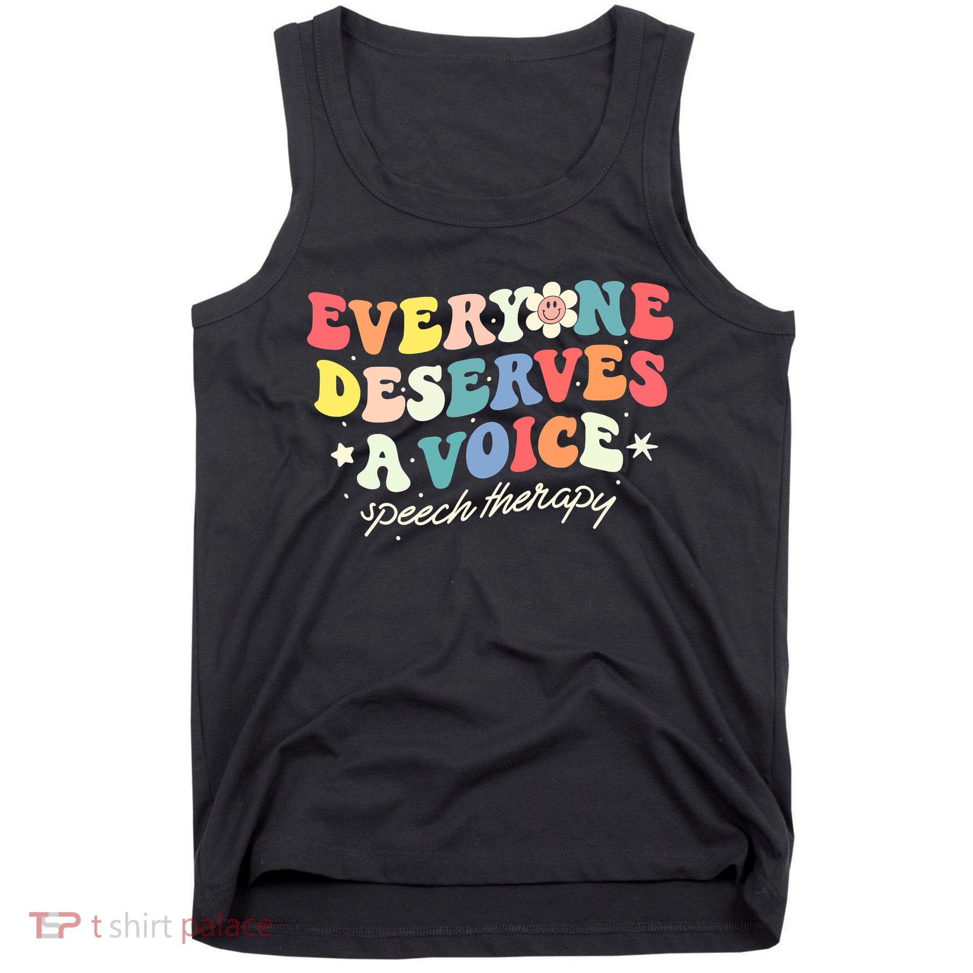 Funny Speech Therapy Speech Language Pathologist SLP Team Tank Top