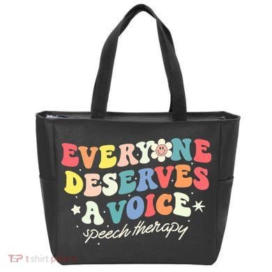 Funny Speech Therapy Speech Language Pathologist SLP Team Tote Bag
