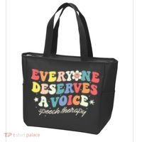 Funny Speech Therapy Speech Language Pathologist SLP Team Tote Bag thumb 3