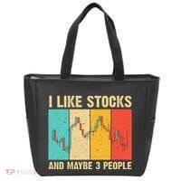 Funny Stock Trading Stockbroker Day Trading Marketing Lovers Tote Bag thumb 0