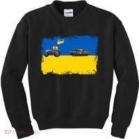 Farmer Support Ukraine Kids Sweatshirt thumb 0