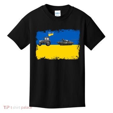 Farmer Support Ukraine Kids T-Shirt