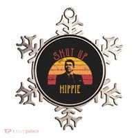 Funny Shut Up Hippie Ronald Regan Conservative Anti Liberal Vneck Ornament thumb 0