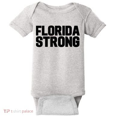 Florida Strong Usa America State Baby Bodysuit