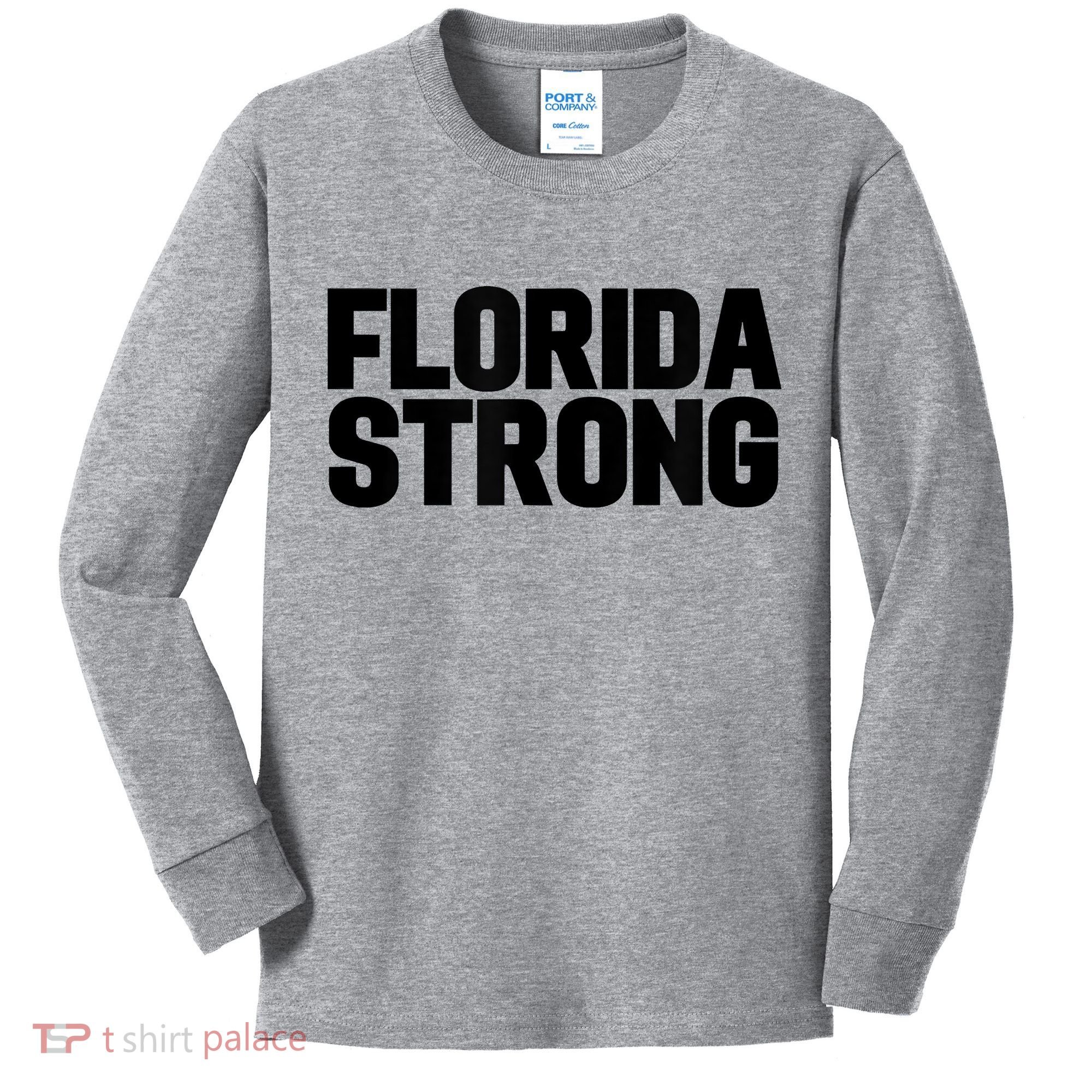 Florida Strong Usa America State Kids Long Sleeve Shirt