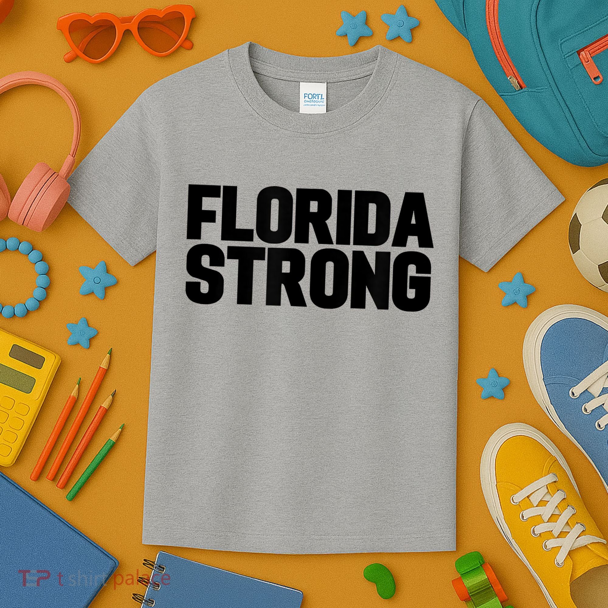 Florida Strong Usa America State Kids T-Shirt