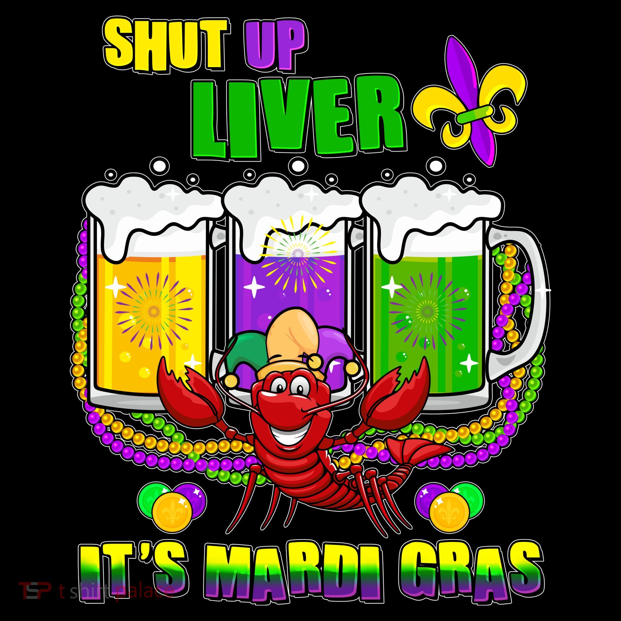 Funny Shut Up Liver It's Mardi Gras Ornament