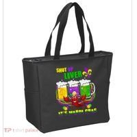 Funny Shut Up Liver It's Mardi Gras Tote Bag thumb 2