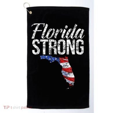 Florida Strong Usa Golf Towel