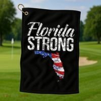 Florida Strong Usa Golf Towel thumb 1