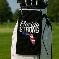 Florida Strong Usa Golf Towel thumb 2