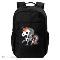 Funny Skeleton Unicorn Lovers Spooky Halloween Costume Backpack thumb 0