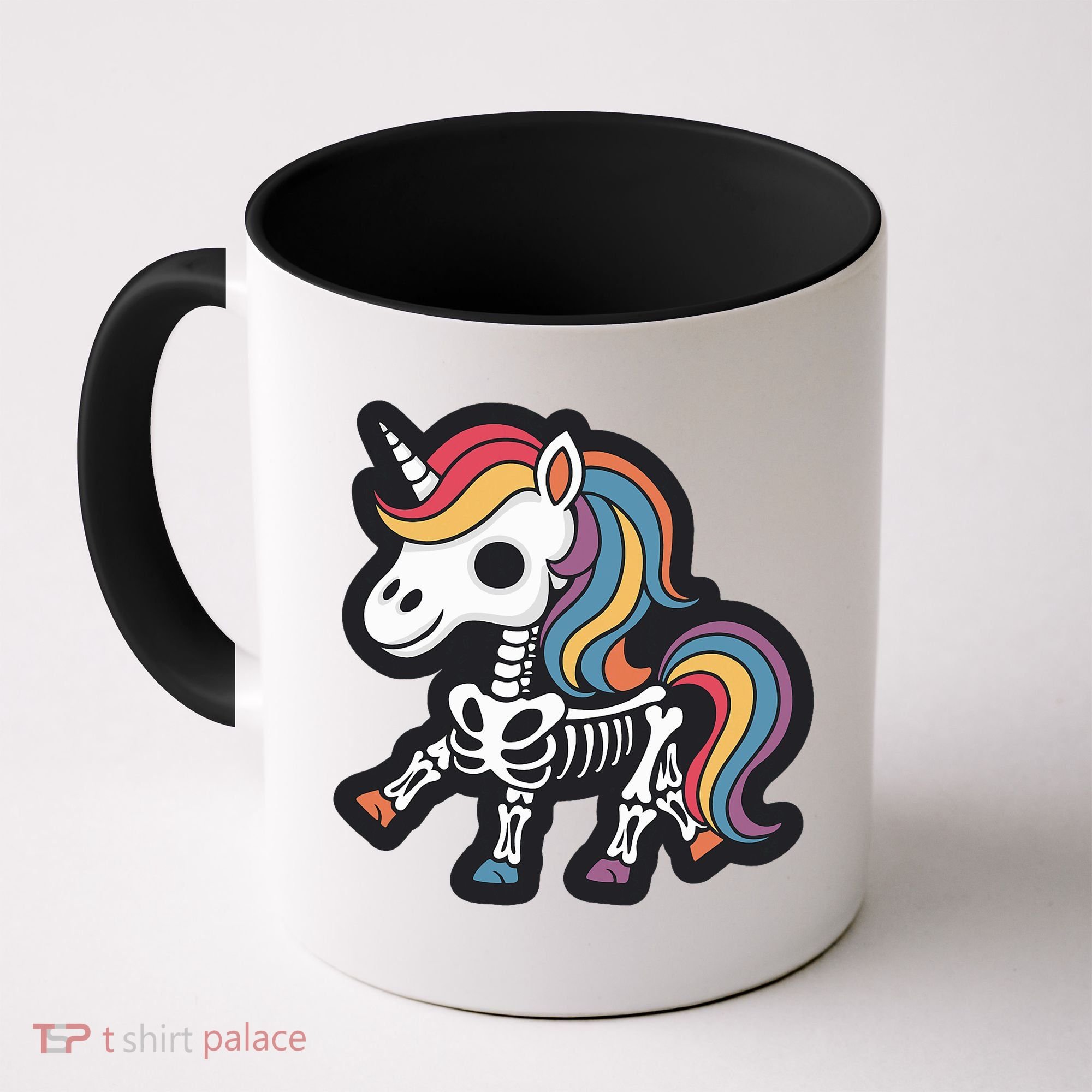 Funny Skeleton Unicorn Lovers Spooky Halloween Costume Coffee Mug