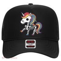 Funny Skeleton Unicorn Lovers Spooky Halloween Costume Hat thumb 0