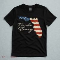 Florida Strong Usa Flag Florida Map Hurricane Milton Pray For All T-Shirt thumb 5