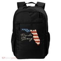 Florida Strong Usa Flag Florida Map Hurricane Milton Pray For All Backpack thumb 0