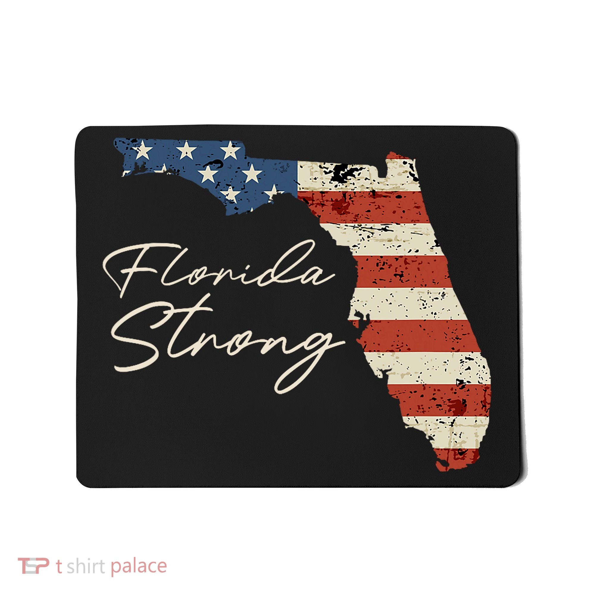 Florida Strong Usa Flag Florida Map Hurricane Milton Pray For All Mousepad