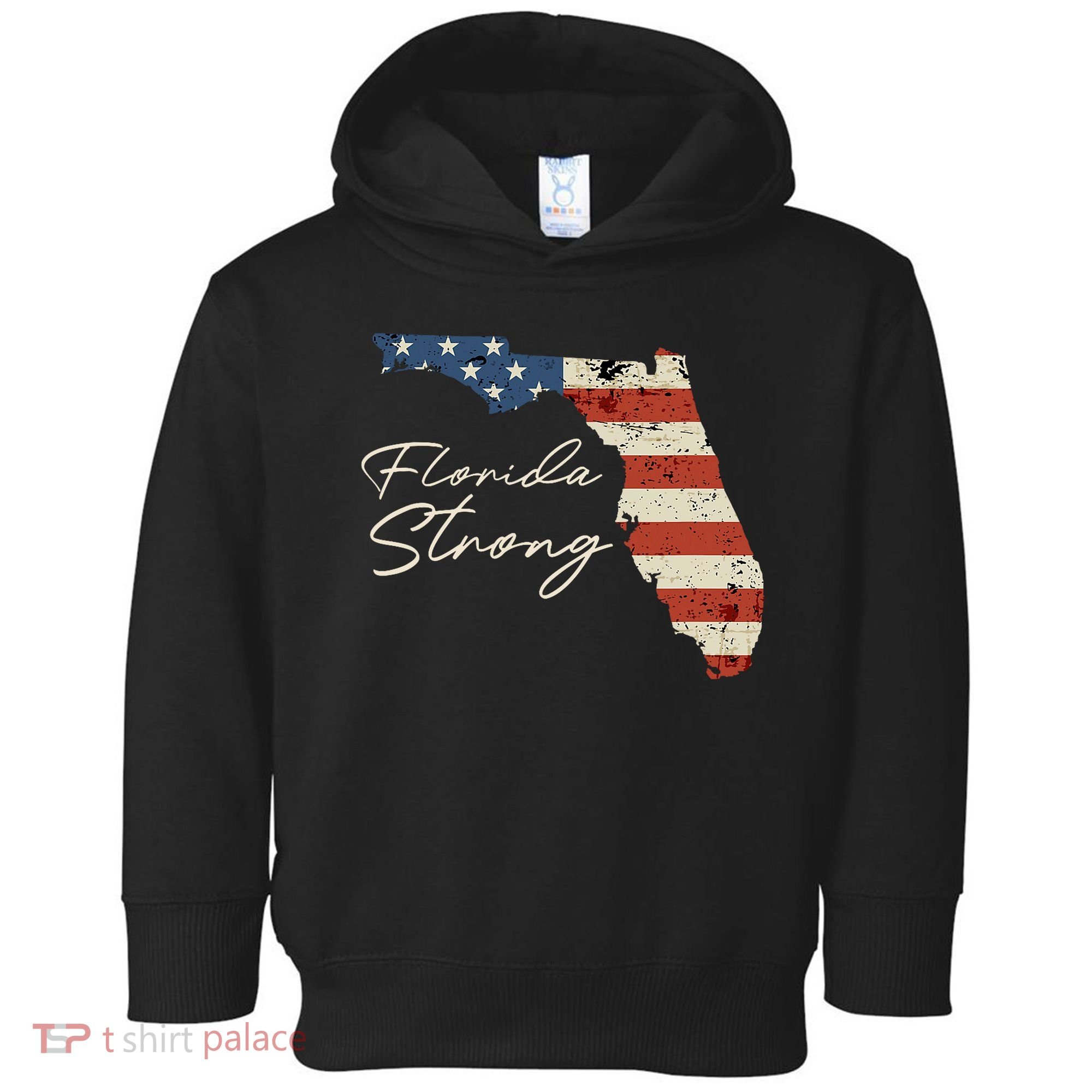 Florida Strong Usa Flag Florida Map Hurricane Milton Pray For All Toddler Hoodie