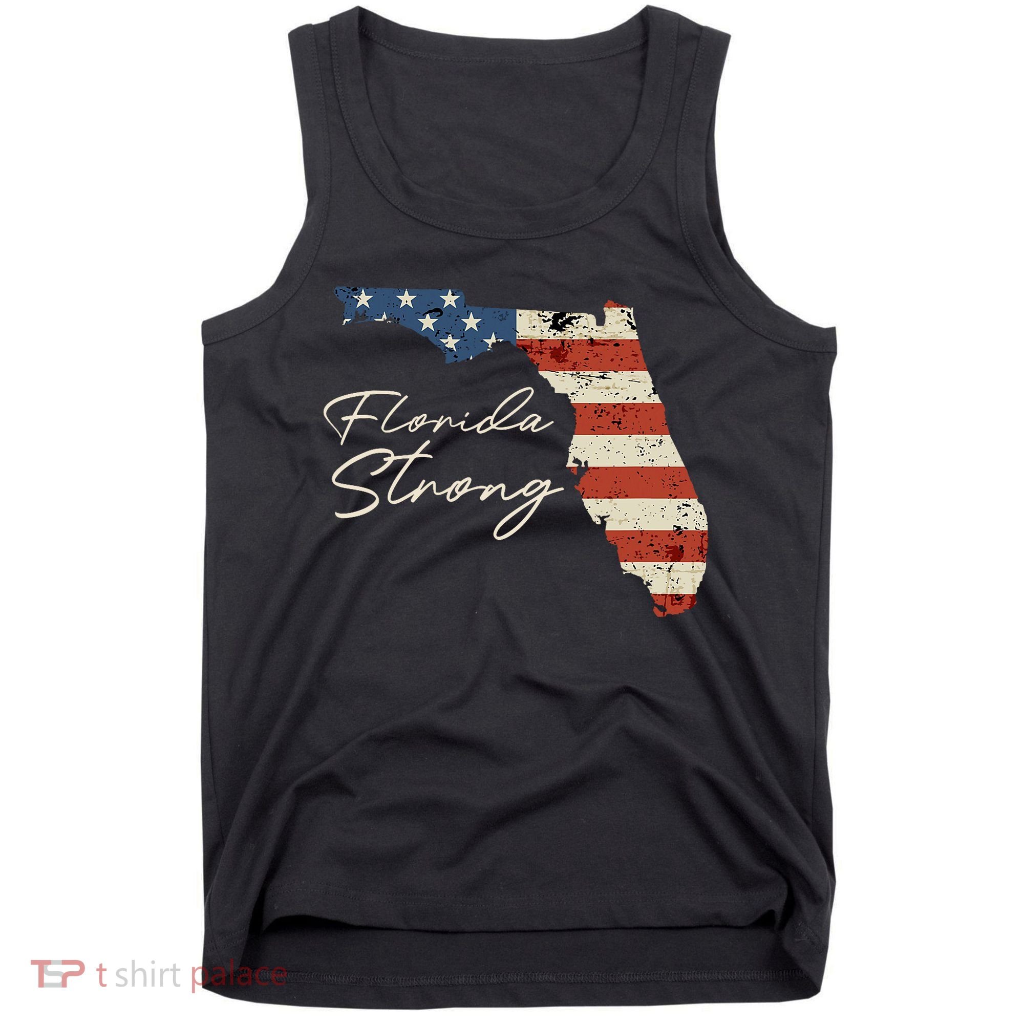 Florida Strong Usa Flag Florida Map Hurricane Milton Pray For All Tank Top