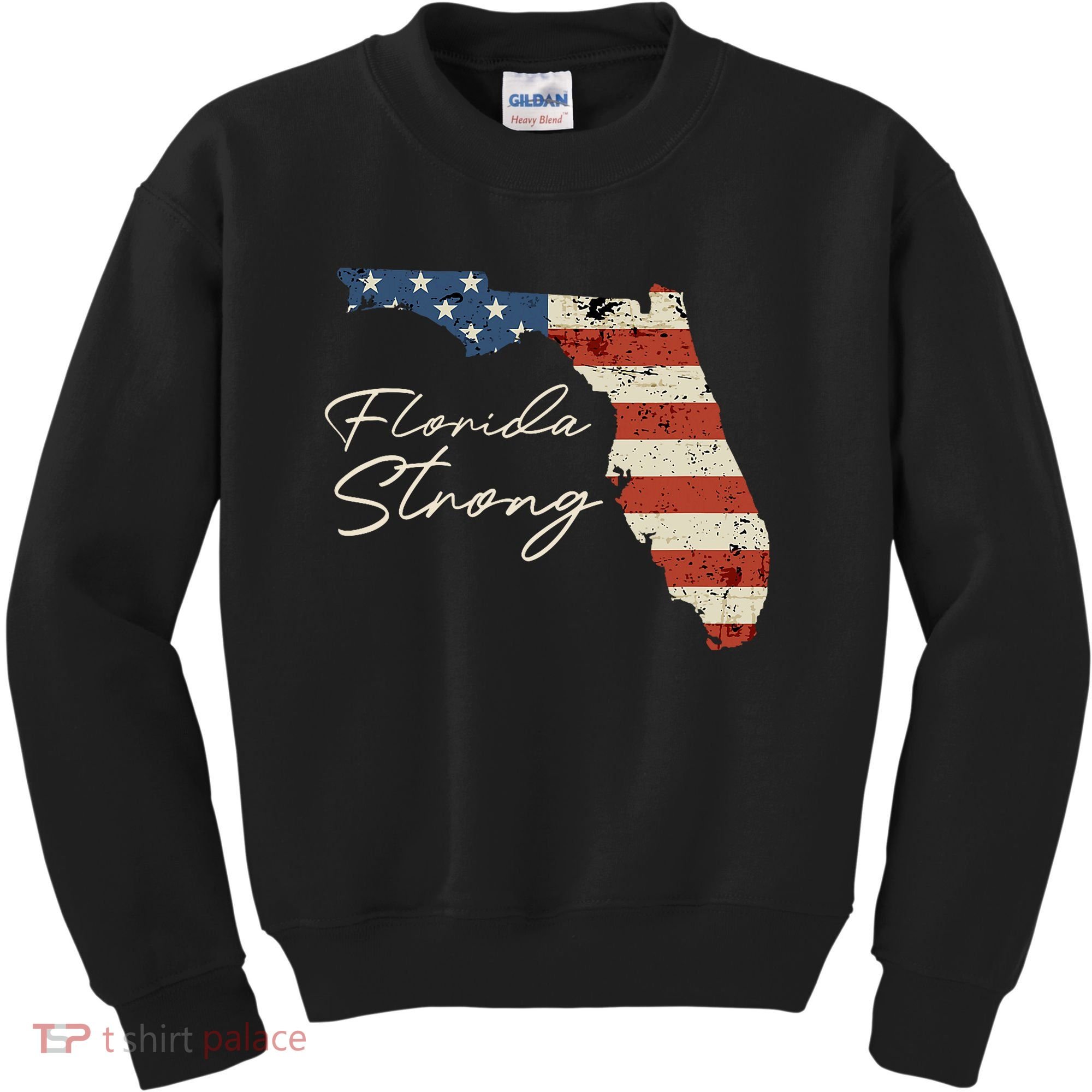 Florida Strong Usa Flag Florida Map Hurricane Milton Pray For All Kids Sweatshirt
