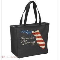 Florida Strong Usa Flag Florida Map Hurricane Milton Pray For All Tote Bag thumb 2