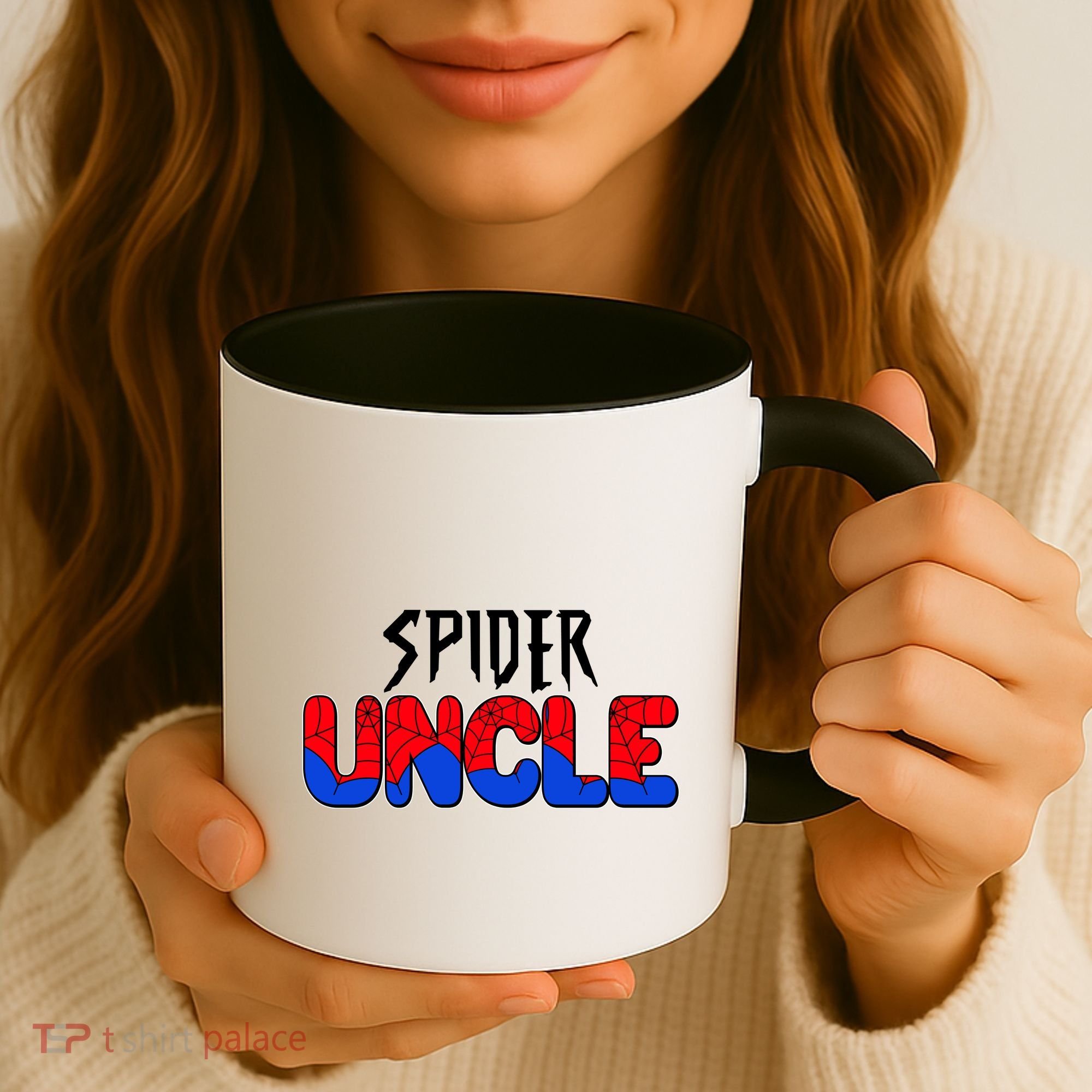Funny Spider Uncle Matching Family Shirts Coffee Mug