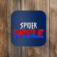 Funny Spider Uncle Matching Family Shirts Coaster thumb 0