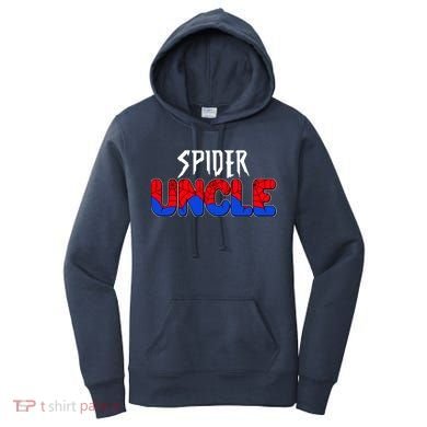 Funny Spider Uncle Matching Family Shirts Women's Hoodie